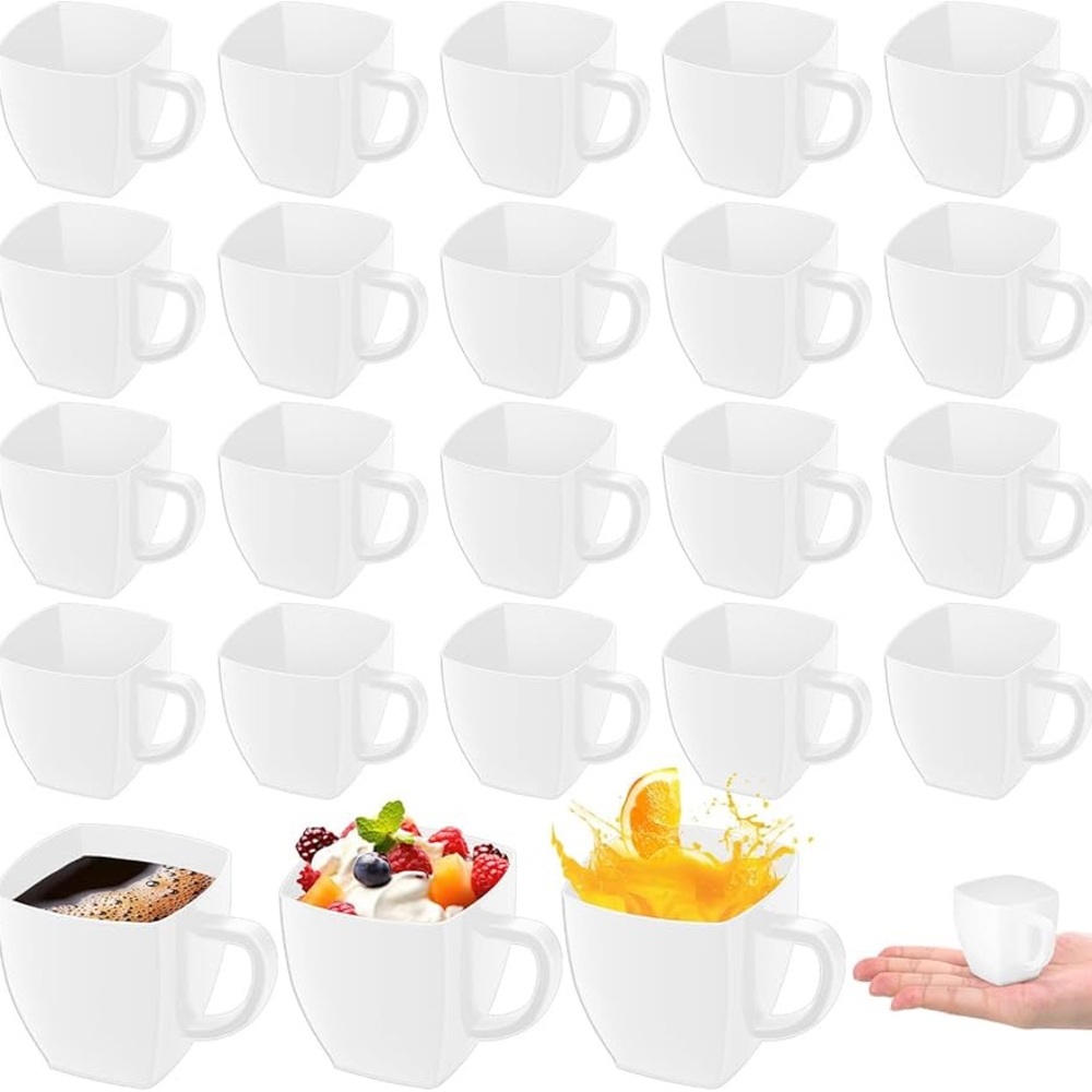 50pcs miniature Disposable Tea cups